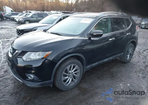 2015 Nissan Rogue Sl from USA, damaged, VIN 5N1AT2MV2FC907736